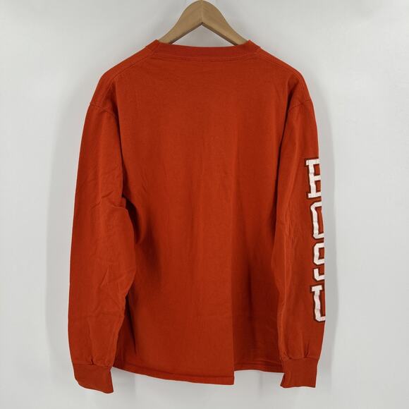 Vintage Bowling Green State University Shirt Men Large Orange Sleeve Print BGSU - Picture 3 of 11